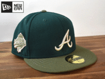 ★未使用品★NEW ERA ニューエラ × ATLANTA BRAVES ブレーブス MLB WORLD SERIES 59 FIFTY【7-7/8 - 62.5cm】 キャップ 帽子 H115_画像1