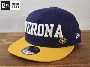 ★未使用品★NEW ERA ニューエラ × HELLAS VERONA ベローナ サッカー 9 FIFTY【S-Mフリーサイズ】 キャップ 帽子 H67