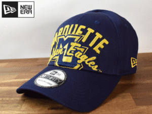 ★未使用品★NEW ERA ニューエラ × MARQUETTE GOLDEN EAGLES ゴールデンイーグルス USカレッジ 39 THIRTY【M-L】 キャップ 帽子 H232