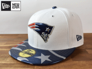 ★未使用品★NEW ERA ニューエラ × NEW ENGALND PATRIOTS ペイトリオッツ NFL 59 FIFTY【7-1/4 - 57.7cm】 キャップ 帽子 H359