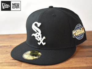 ★未使用品★NEW ERA ニューエラ × CHICAGO WHITE SOX ホワイトソックス WORLD SERIES 59 FIFTY【7-3/8 - 58.7cm】 キャップ 帽子 H376