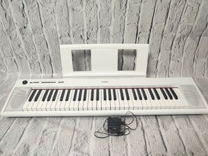 【売り切り】 YAMAHA ヤマハ 電子キーボード NP-12WH 2019年製 2808-1