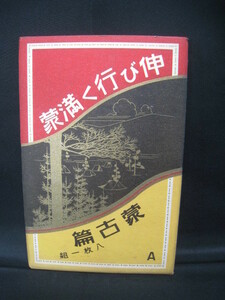 １G３６　戦前絵葉書　伸び行く満蒙　蒙古扁　８枚　ダライ湖　部落　馬車　野天風呂