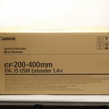 【新品未開封】 Canon EF 200-400mm F4 L IS USM EXTENDER 1.4x セット #2741_画像1
