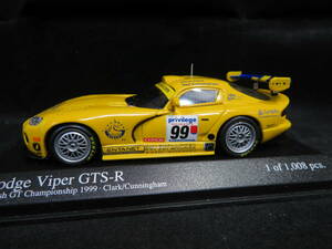1/43　ダッジ　バイパー　GTS-R　British GTC　19990　＃99