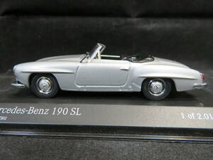 1/43　メルセデスベンツ　190SL　1955　シルバー　