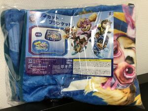 ☆未使用☆パウ・パトロール MIGHTY MOVIE ダイカットブランケット／アミューズ品