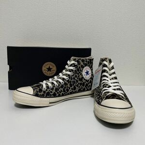 【未使用品】CONVERSE 27.5cm 1SD081 CHUCK TAYLOR ALL STAR LEOPARD FUR HI コンバース チャック テイラー 豹 レオパード 起毛 アニマル