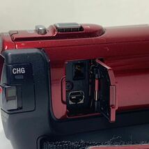 SONY HDR-CX170 小型 デジタル ビデオ カメラ レッド バッテリー チャージャー バッグ 付き ハンディ デジカメ HD レコーダー 赤 ソニー_画像7