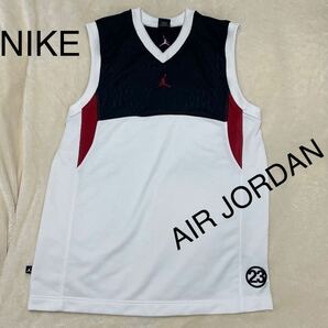 NIKE サイズ:M AIR JORDAN 希少 限定 モデル バスケ タンクトップ ノースリーブ 23 ナイキ エアー ジョーダン スポーツ アウトドアの画像1