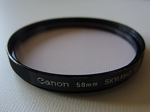 送料94円～　CANON　キャノン　SKYLIGHT　1x　58mm　管理no.1