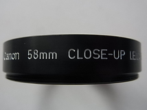 送料185円～　CANON　キャノン　CLOSE-UP　LENS　500　T　58mm　管理no.1 _画像1