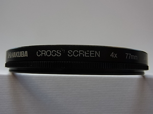 送料140円～　HAKUBA　ハクバ　CROSS　SCREEN　4x　77mm　管理no.1　CF-CS477