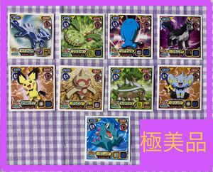 ポケモン　Pokmon 歴代ポケモン　ポケットモンスター　最強シール烈伝 シール　極美品　２００９年　２０１０年　日本製　９枚②