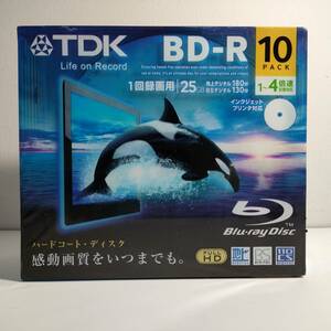 106 未使用 TDK Blu-ray Disc 録画用ブルーレイディスク BD-R 25GB 1-4倍速 ホワイトワイドプリンタブル 10枚 5mmスリムケース BRV25PWB1