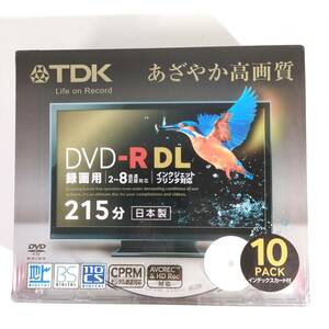 162【未使用未開封品】日本製 TDK DR215DPWB10S CPRMデジタル放送対応 AVCREC & HD Rec 対応 片面2層式 DVD-R DL 10枚入 5ｍｍスリムケース