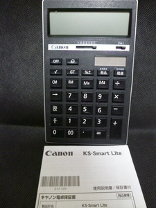  working properly goods super-beauty goods records out of production illusion. CANON Canon professional specification design calculator KS-SMART LITE hard-to-find goods treasure discovery!