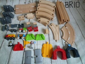 美品 正規品 刻印 BRIO 木製レール 木製玩具 ブリオ WORLD レール＆ロードデラックス/追加レール/機関車 トーマス等