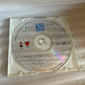 CD KEITH SWEAT I'll give all my love to you 海外 洋楽