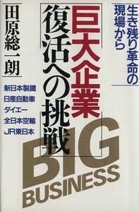 巨大企業　復活への挑戦 生き残り革命の現場から／田原総一郎【著】