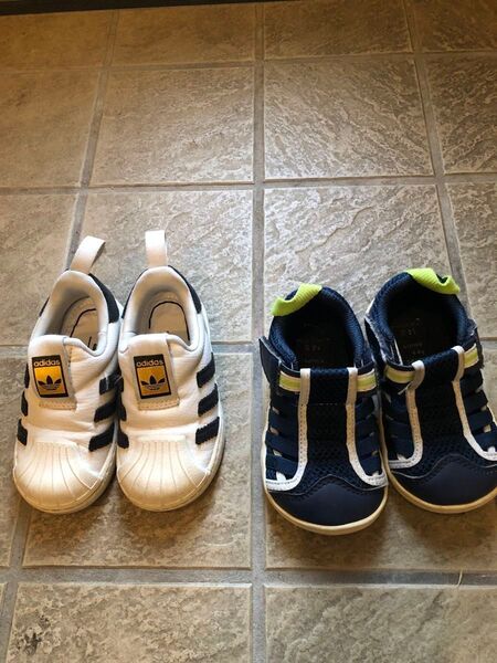 キッズ 靴13cm14cm 2足 adidas スニーカー値下げ