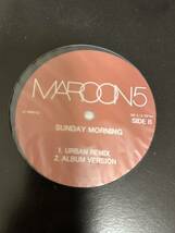 中古 名盤 アナログ盤 レコード 12インチ MAROON 5 THIS LOVE KANYE WEST REMIX SUNDAY MORNING record inch マルーン カニエ ウエスト YE_画像4