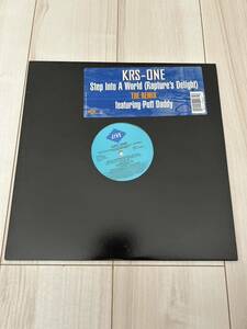 中古 名盤 アナログ盤 レコード 12インチ KRS-ONE Step Into A World THE REMIX featuring Puff Daddy record inch LP JIVE