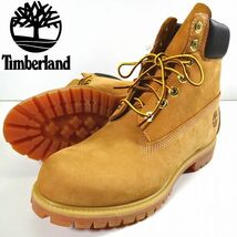 新品 ティンバーランド イエローヌバックレザー 6インチプレミアムウォータープルーフブーツ 26cm 8W Timberland メンズ 男性用_画像1