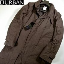 新品 ダーバン D'URBAN 定8.03万 黒タグ ライナー付 トレンチコート ジャケット アウター LL 茶 秋冬 メンズ 男性 紳士用 スーツ ビジネス_画像1