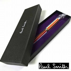 新品 Paul Smith ポールスミス マルチストライプ ボールペン 筆記用具 ビジネス スーツ シャツ パンツ のアクセントに