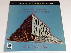 キング・オブ・キングス(1961) King of Kings／ミクロス・ローザ Miklos Rozsa／ジェフリー・ハンター、ブリジット・バスレン／日本盤ＬP