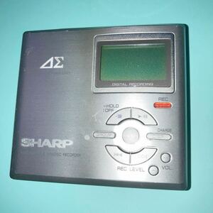 SHARP md-dr-7レコーダー故障ジャンクノークレーム商品本体のみエラーmdポータブル