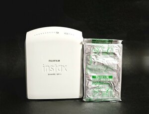 ★美品★ FUJIFILM 富士フイルム instax スマートフォン用プリンター SP-1 スマホdeチェキ 写真プリント HMY