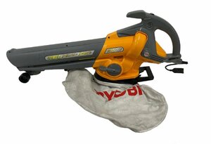 RYOBI リョービ ブロワバキューム RESV-1000 落ち葉拾い 家庭用 清掃 25L 玄関掃除 風速 62m 吸い込み 集塵 電動工具 工具 電気