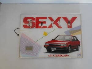  old car auto accessory Toyota Corolla Sprinter store for .. goods clock that time thing noshiro Old timer 