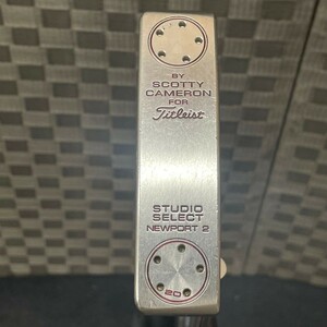 J652-O37-865 SCOTTY CAMERON スコッティキャメロン TITLIST タイトリスト STUDIO SELECT NEWPORT 2 パター ゴルフクラブ 約長さ85cm ③