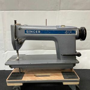 N538-O15-4264 SINGER シンガー 工業用ミシン 491 D300AA/手工芸 ハンドクラフト 裁縫 手芸 針動作手回し確認OK ⑤