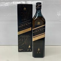 O309-O44-540 JOHNNIE WALKER ジョニーウォーカー DOUBLE BLACK ダブルブラック スコッチウイスキー 700ml 40% 古酒 箱付き 未開栓 ④_画像1