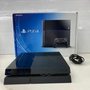 O335-O33-1651 SONY ソニー Playstation4 プレイステーション4 CUH-1000A 本体 ジェットブラック PS4 箱/コード付き ④