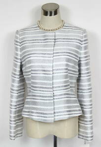  new goods 14 ten thousand lapi-n40 jacket silver lame white jo navy blue da Royal wedding party color formal 