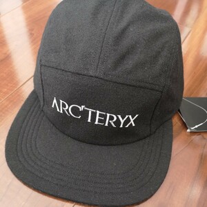 即決!【国内正規品】【新品未使用】ブラックARC'TERYX　アークテリクス　5パネルウールハット　キャップ　帽子