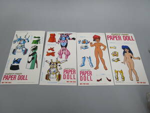 非売品　ダーティーペア DIRTY PAIR　 着せ替え 　着替え　サンライズ　18X10cm　送料140円（RR020