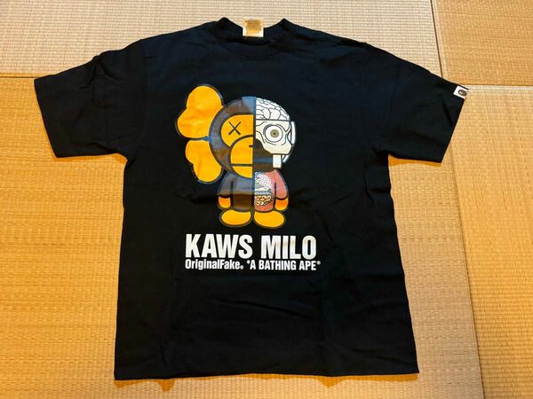 BAPE ORIGINAL FAKE KAWS Tシャツ　APE エイプ　オリジナルフェイク　カウズ