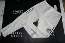 ★正規品 希少サイズ★パーリーゲイツ PEARLY GATES マスターバニーエディション★最新作 ブロックジャガードパンツ★ホワイト★7(3L)_画像3