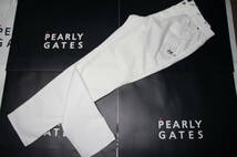 ★正規品★パーリーゲイツ PEARLY GATES マスターバニーエディション★最新作 撥水ドビークロスストレッチパンツ★強ストレッチ★白色★5 L_画像4