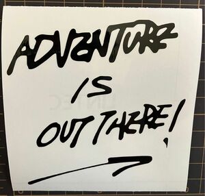 adventure is out there ステッカー