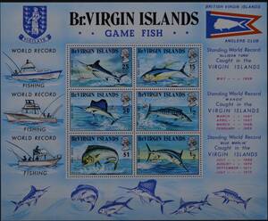 「AAB22」バージン諸島切手　　魚