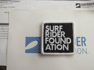 ◆新品U.S.限定サーフライダー【Surfrider　Foundation】ロゴ刺繍ワッペン限定◆送料230円～