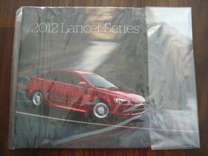 ◆新品U.S.限定ミツビシ【Ｌａｎｃｅｒ】北米版ランサー2012輸入カタログ◆送料210円～