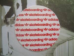 ◆新品ＵＳ非売品【adidas　skateboarding】輸入サークル・ステッカー1枚限定出品◆